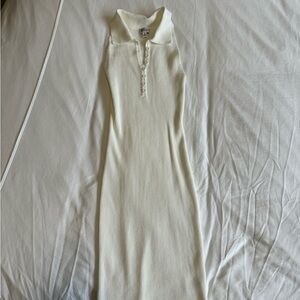 never been worn, cream knit bodycon dress